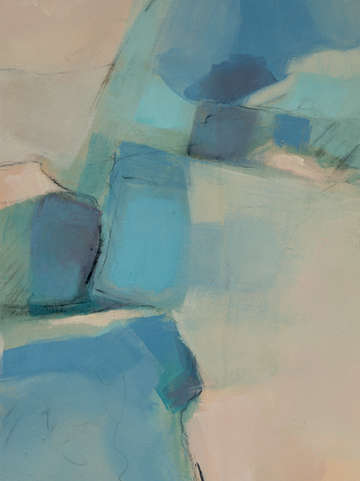 Yellow teal and blue