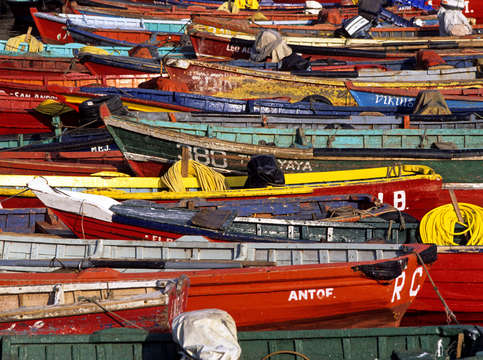 Fishing harbor antofagasta chile