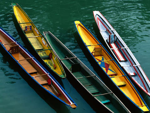 Pagsanjan canoes
