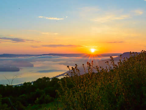 Above lake nikajack