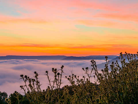 Above the clouds at lake nikajack