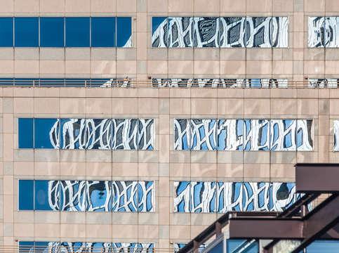 Austin building reflections