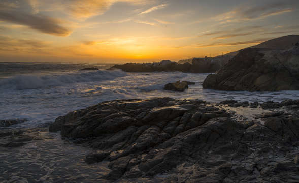 Malibu coast sunset