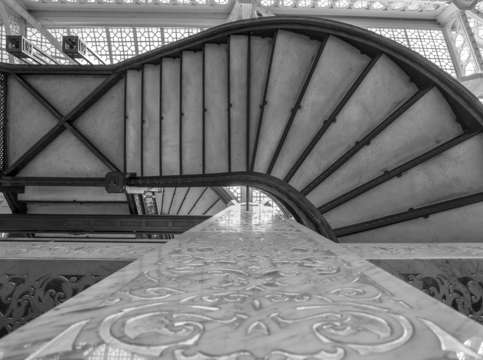 Rookery stair perspective