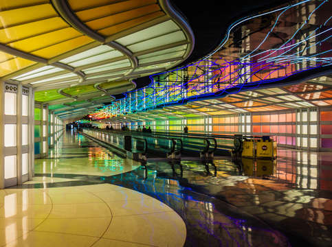 Rainbow people movers