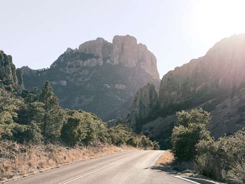 Texas desert mountains