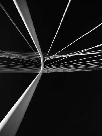 Calatrava bridge abstract dallas 2
