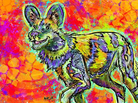 African painted dog