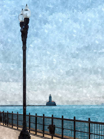 Lighthouse from navy pier