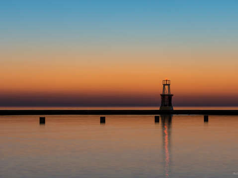 North ave lighthouse sunrise