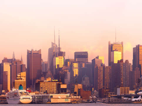 Skyline of new york