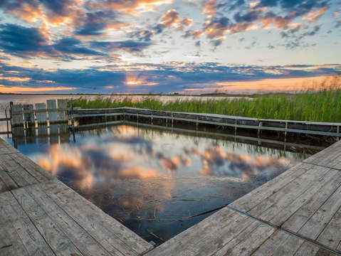 The pier and the sunrise