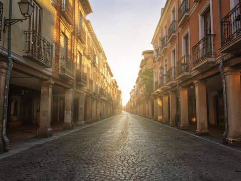 Sunrise from alcala de henares