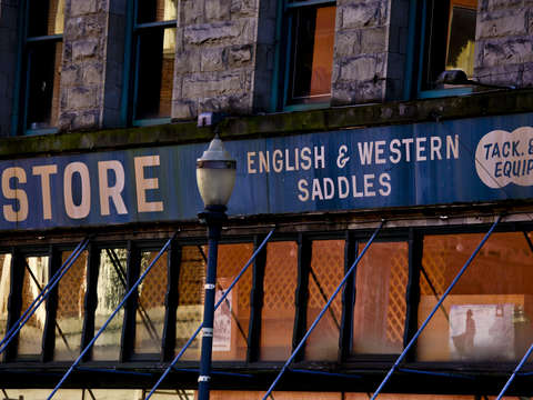 English and western saddles
