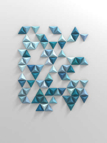 Blue triangles