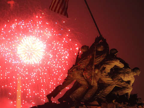 Iwo jima fireworks