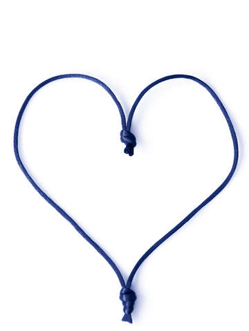 Loving heart blue