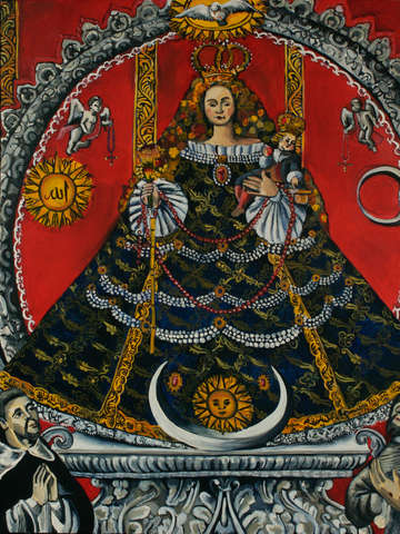 The virgin of the rosary