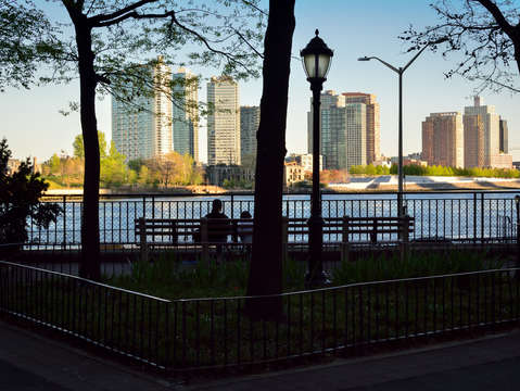Visions of new york evening falls