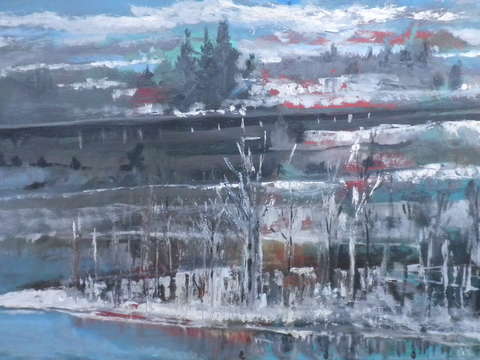 Snow on ross island