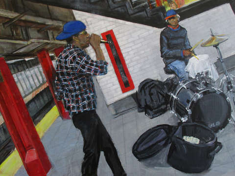Subway rapper union square platform