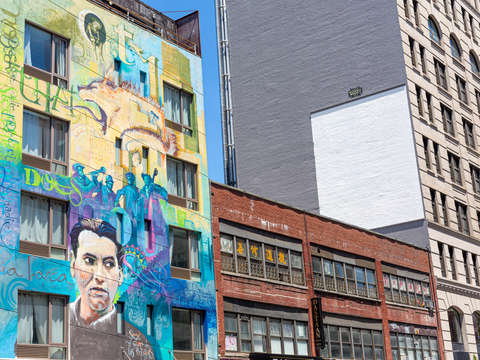 Garcia lorca mural canal street nyc