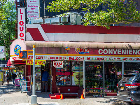 Corner store typography nyc