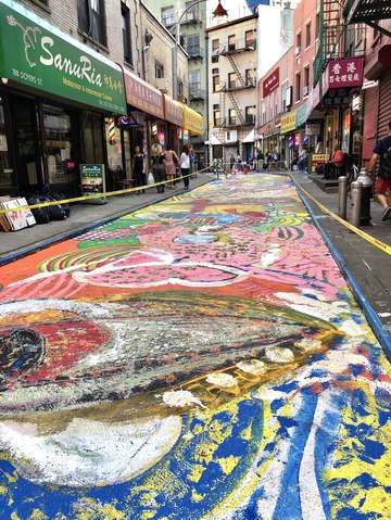 Street art chinatown new york