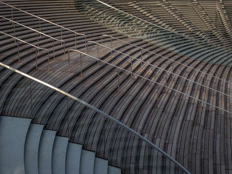 Navy pier stairs