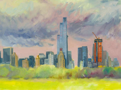Skyline from sheep meadow august 2016