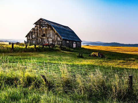 Open air barn