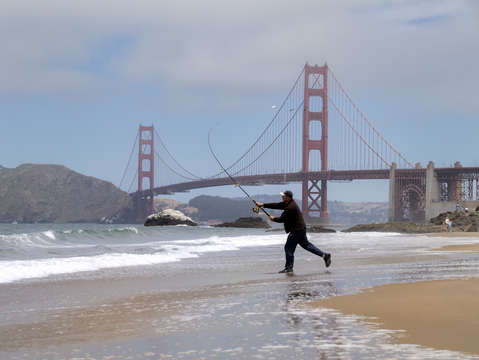 Golden gate fisherman