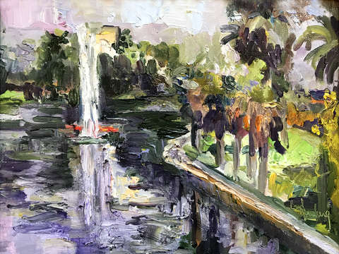 Echo lake fountain