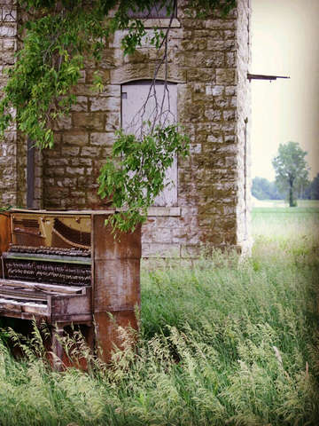 Piano in the wind