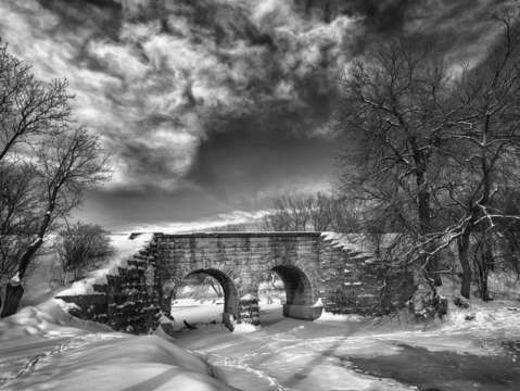 Winter bridge