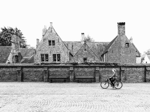 Biking in brussels