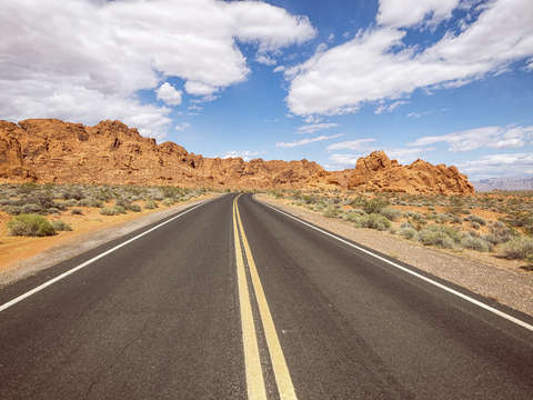 Double line valley of fire