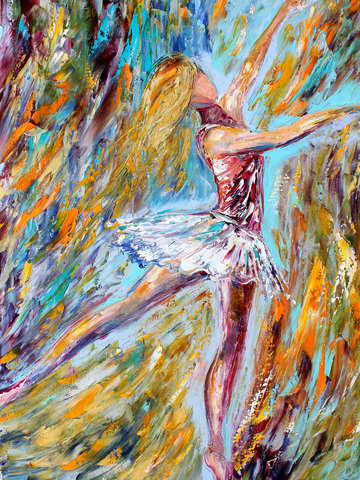Windswept dancer