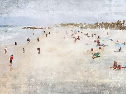 On the beach 1