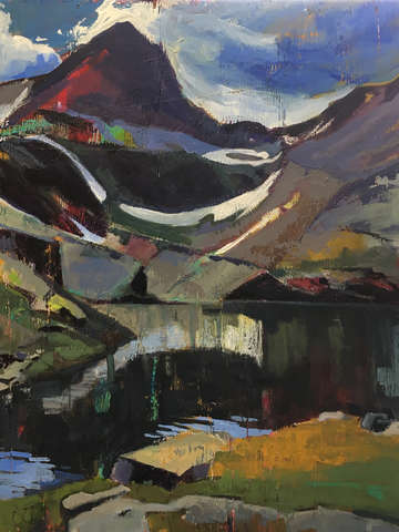 Blue lake