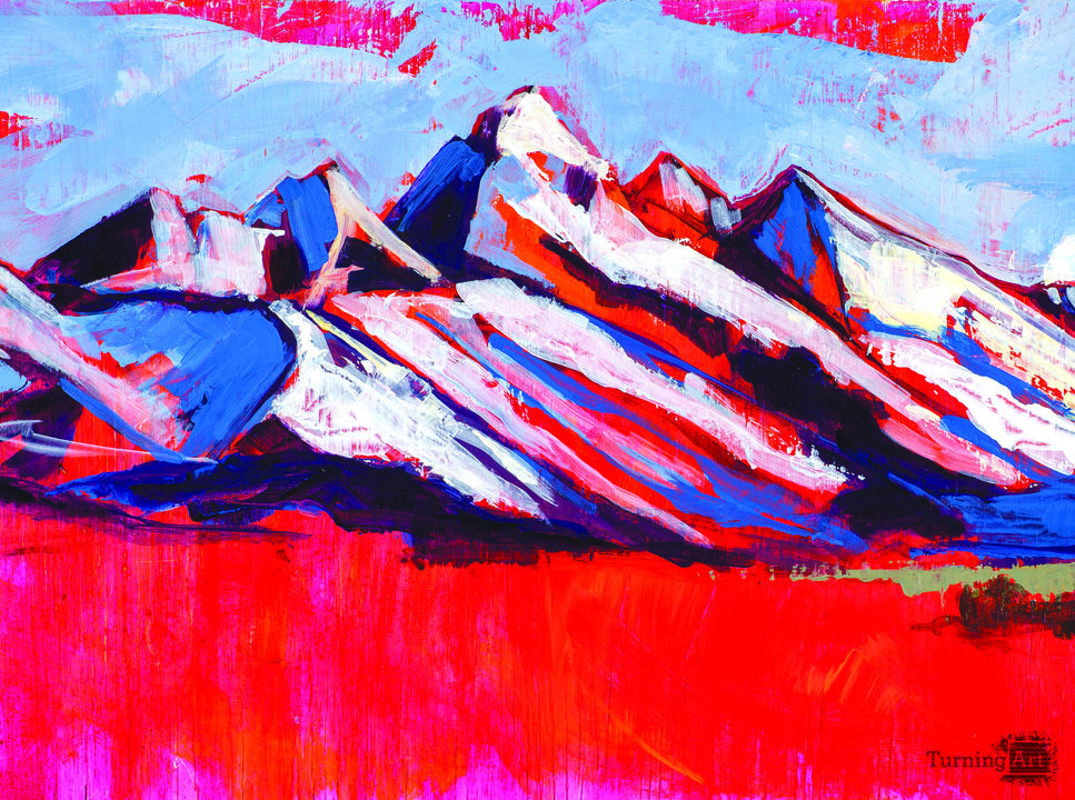 Pink tetons