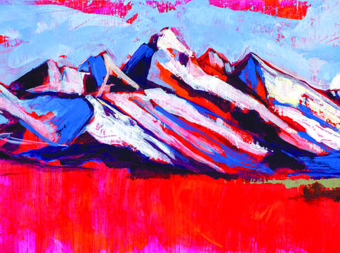 Pink tetons