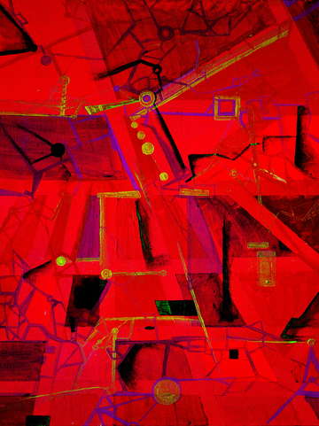 Deep red recolor of acoustic perspective