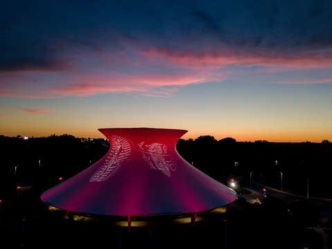 Pink purple planetarium