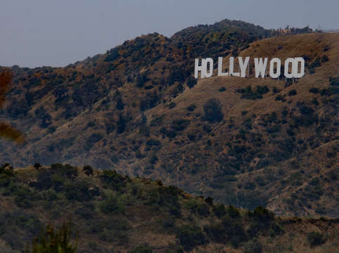 The hollywood sign
