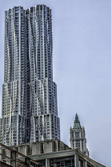 Wrinkled building nyc