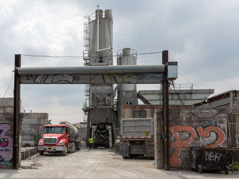 Concrete plant in bushwick