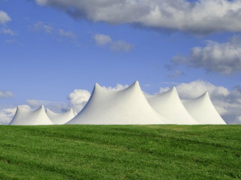 Tent in August