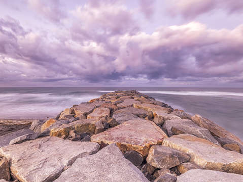 Jetty at ponto beach
