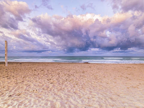 Storm clouds framed at ponto